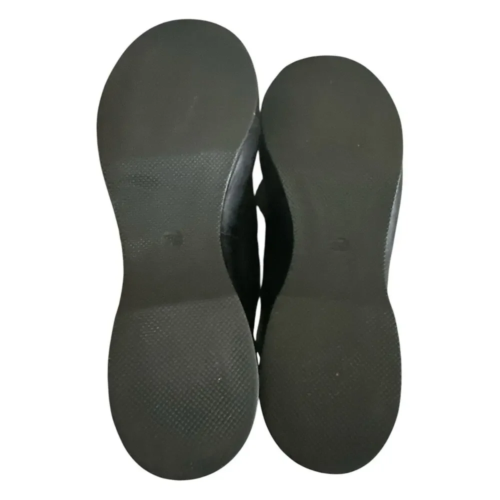 Free People Winston Women's Black Platform Loafer Mules Sz EU 39 USA 8.5